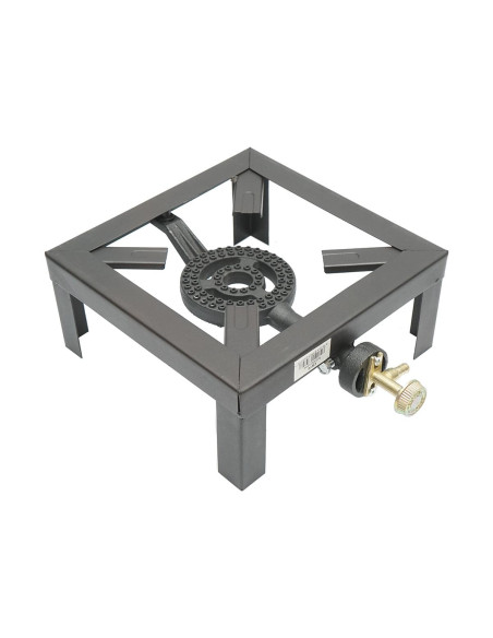Arzator cu gaz pentru gatit, fonta, 25x25x10 cm