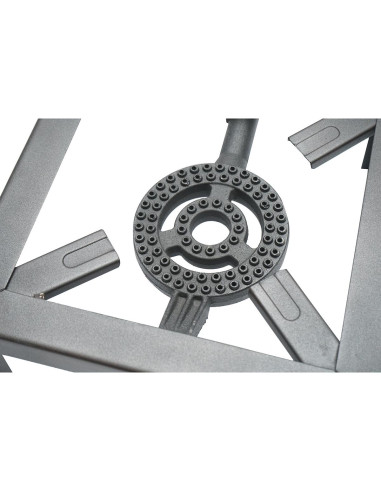 Arzator cu gaz pentru gatit, fonta, 25x25x10 cm
