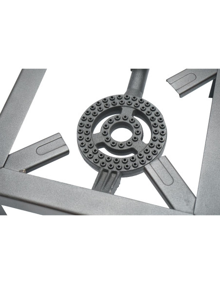 Arzator cu gaz pentru gatit, fonta, 25x25x10 cm