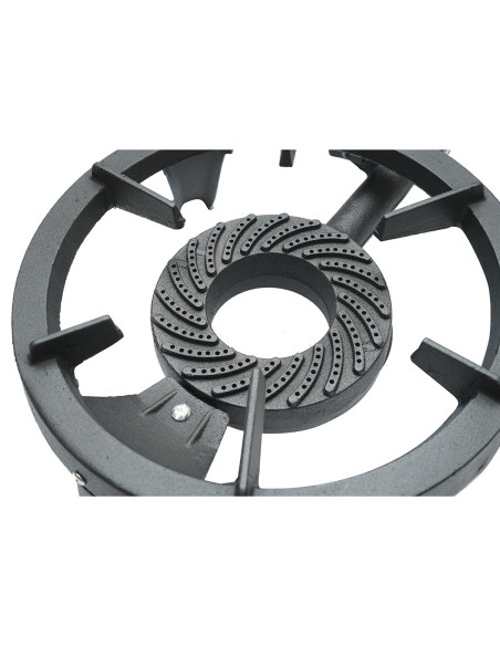 Arzator cu gaz pentru gatit, fonta, 33x11 cm