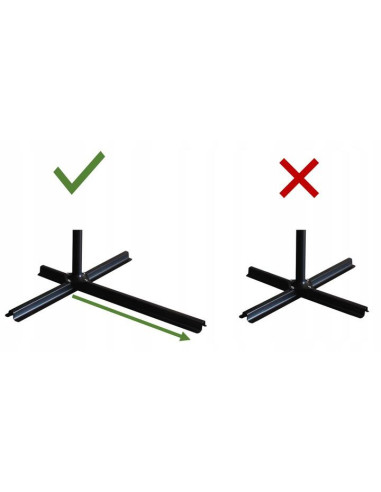 Umbrela gradina/terasa cu LED, Chomik, cu manivela, articulatie tip banana, bej, 300 cm