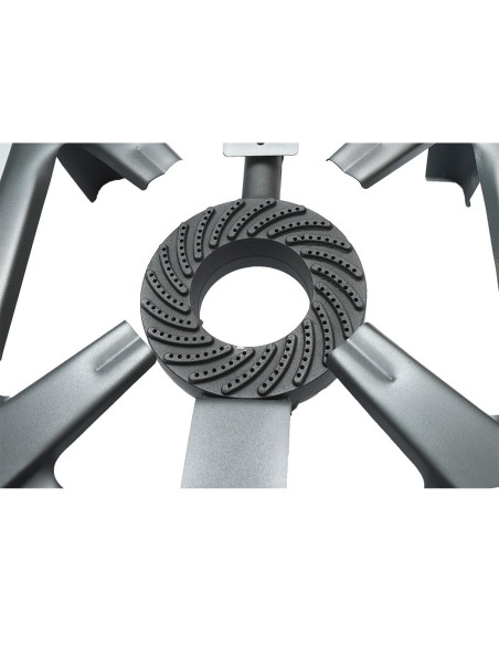Arzator cu gaz pentru gatit, fonta, 40x40x10.6 cm