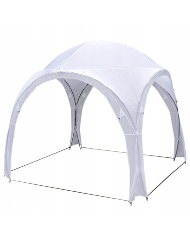 Pavilion pentru gradina/comercial, pliabil, alb, 3.2x3.2x2.5 m, Jumi