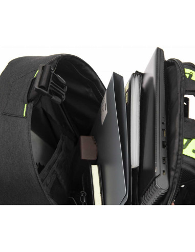 Ghiozdan/rucsac turistic, Tourpeak, 5 compartimente, negru, 21 L, 30x10x40 cm