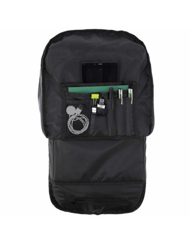 Ghiozdan/rucsac turistic, Tourpeak, 5 compartimente, negru, 21 L, 30x10x40 cm