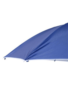 Umbrela plaja/gradina, 2 in 1, albastru si alb, 210 cm 2