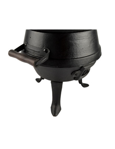 Gratar gradina cu carbuni, grill rotund, fonta, 35 cm, Perfect Home