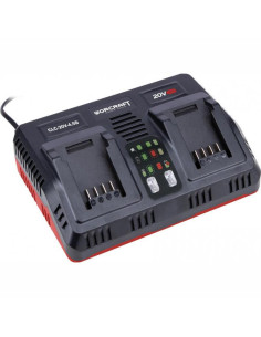 Incarcator dublu pentru acumulator, rapid, 2x20V, Worcraft 2