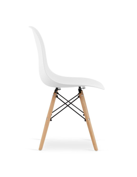 Masa de toaleta/machiaj + Scaun stil scandinav, alba, cu oglinda si LED-uri, Vanessa, 130x43x143 cm