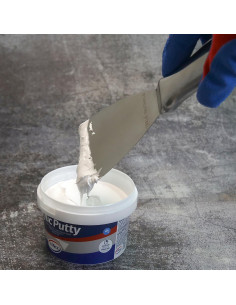 Spaclu inox monobloc, maner metalic, 100 mm, Olejnik 2