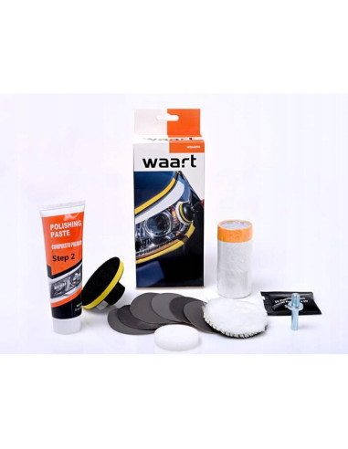 Kit curatare/lustruire faruri auto, Jufisto
