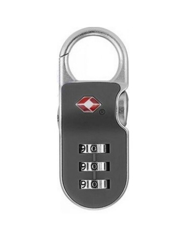 Lacat pentru bagaj cu cifru, gri, 26 mm, Yale