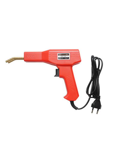Aparat tip pistol de lipit/sudat plastic, cu trusa, capse si cleste, 50 W, Breckner Germany