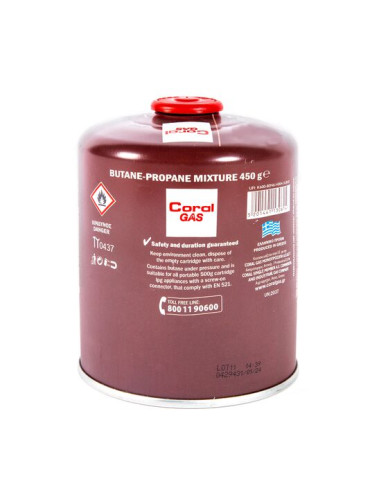 Doza, cartus, gaz propan-butan, 450 g, 7/16", Micul Fermier
