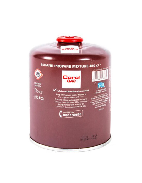 Doza, cartus, gaz propan-butan, 450 g, 7/16", Micul Fermier