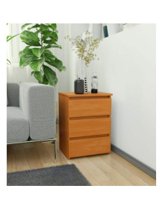 Comoda, placa laminata, 3 sertare, portocaliu arin, 40x35x56.8 cm 2