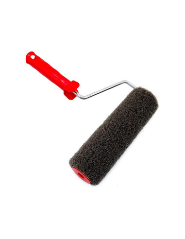 Set gletiera profesionala, inox, 60 cm x 0.3 mm, adaptor, maner prelungitor 1.2-2.2 m, rola gletuit, Lanoliv