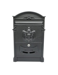 Cutie postala, negru antracit, 26x9x41 cm