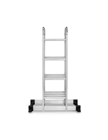 Scara aluminiu, multifunctionala, rabatabila, 4 tronsoane, 4 trepte, max 125 kg, 1.18-4.46 m