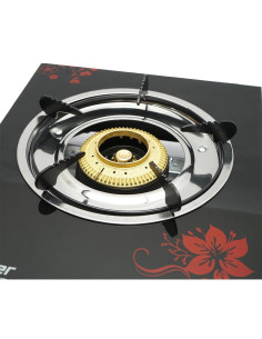 Aragaz camping, portabil, sticla securizata, un arzator, 3 kW, Breckner Germany 2