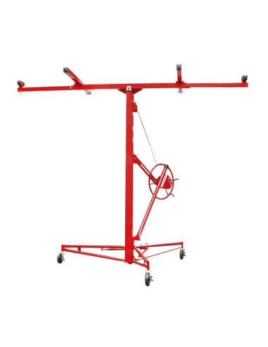 Dispozitiv/macara pentru ridicat placi rigips carton, OSB, MDF, PAL, 4.57 m, Breckner Germany