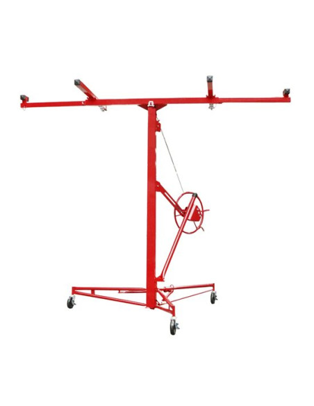 Dispozitiv/macara pentru ridicat placi rigips carton, OSB, MDF, PAL, 4.57 m, Breckner Germany