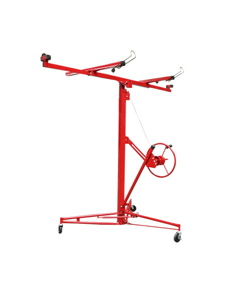 Dispozitiv/macara pentru ridicat placi rigips carton, OSB, MDF, PAL, 4.57 m, Breckner Germany