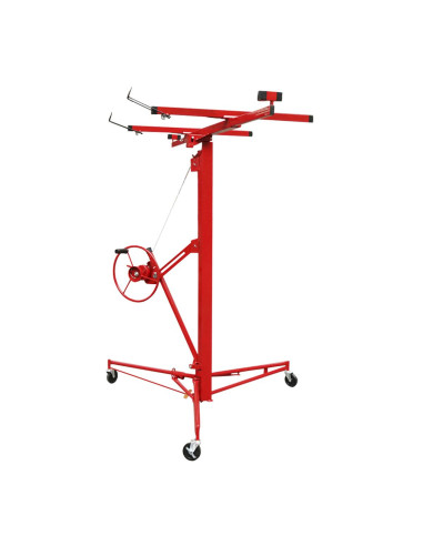 Dispozitiv/macara pentru ridicat placi rigips carton, OSB, MDF, PAL, 4.57 m, Breckner Germany