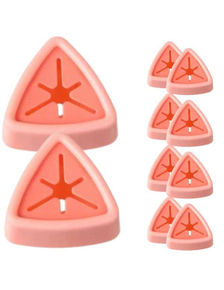 Set 10 Agatatori pentru Prosoape, Mercaton, Autoadezive, Impermeabile, Montaj pe Perete, Sistem Push Free, Roz