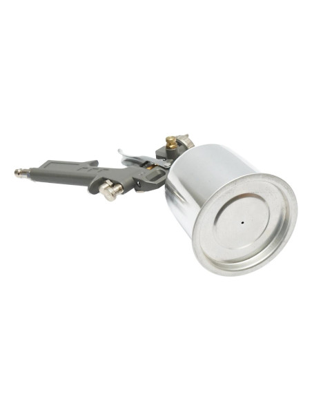 Pistol de vopsit cu aer comprimat, vas superior, inox, 3.5 bar, 600 ml, 1.5 mm, Breckner Germany
