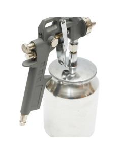 Pistol de vopsit cu aer comprimat, vas inferior, inox, 3 bar, 1 L, 1.5 mm, Breckner Germany 2