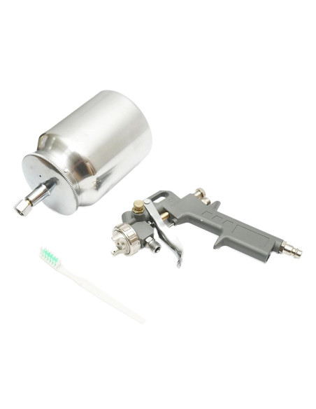 Pistol de vopsit cu aer comprimat, vas inferior, inox, 3 bar, 1 L, 1.5 mm, Breckner Germany