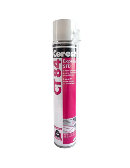 Adeziv polistiren Ceresit CT 84 Express, cu aplicare manuala, 750 ml
