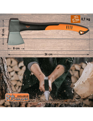 Toporisca profesionala coada fibra, 500 g, Richmann Exclusive