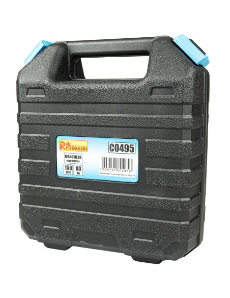 Ventuza cu pompa de vid si manometru pentru transport si montat parbrize, geamuri, 1 brat, max 80 kg, Richmann