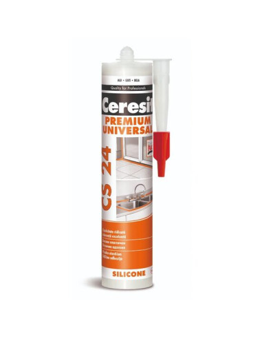 Silicon universal Ceresit CS 24, alb, 280 ml