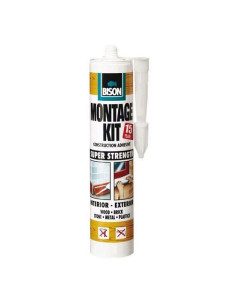 Adeziv constructii, interior/exterior, 350 g, Bison Montage Kit Super Strenght