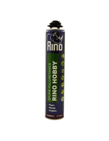 Spuma poliuretanica pentru pistol, 650 ml, Rino Hobby