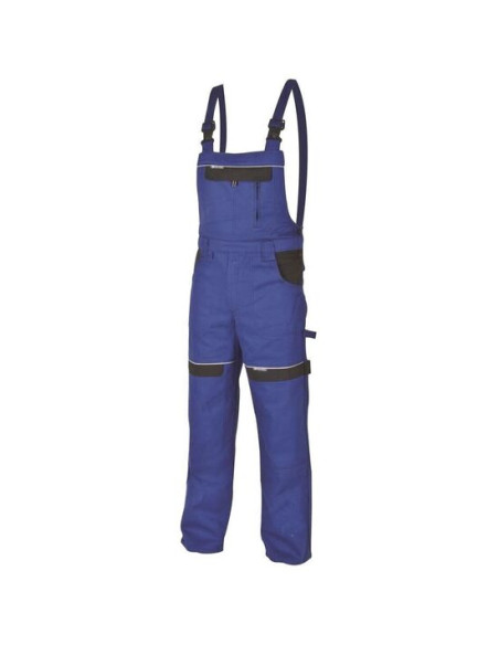 Pantaloni salopeta cu pieptar Cool Trend, albastru-negru, marimea XXL/58