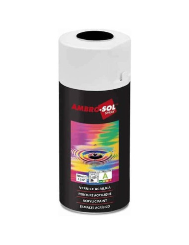 Vopsea spray argintiu metalizat, 400ml, Ambrosol