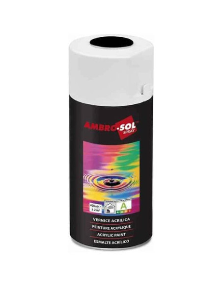 Vopsea spray argintiu metalizat, 400ml, Ambrosol
