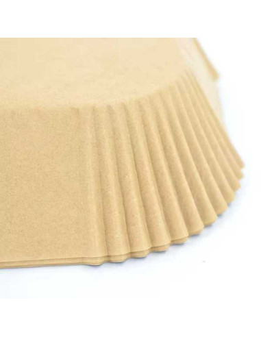 Set 200 Hartii de copt sau prajit pentru Airfryer, Forma patrat, in suport de plastic cu capac, 20 x 20 cm