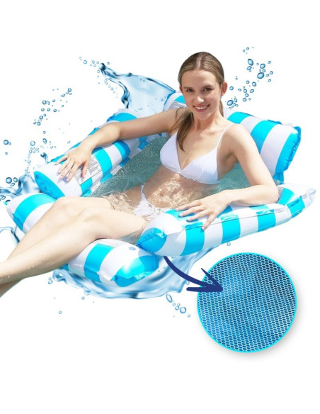 Fotoliu gonflabil pentru piscina, plutitor pe apa, AR03N