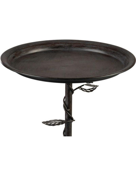 Decoratiune gradina, MagicHome, hranitor pentru pasari cu suport, metalic, 27x56 cm