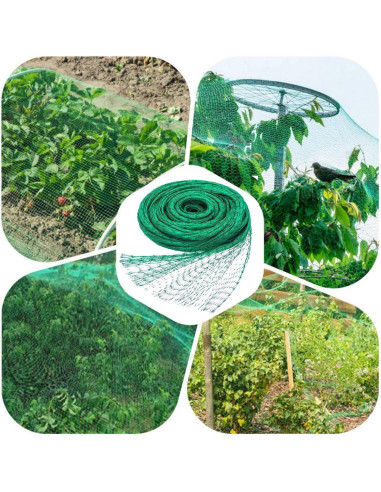Plasa pvc contra pasarilor, verde, 4x20 m, Strend Pro