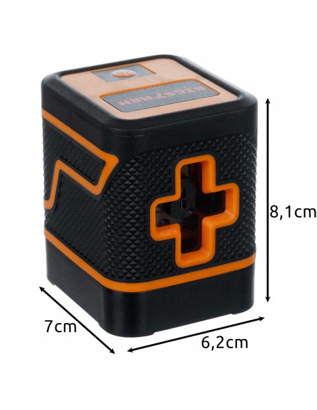 Nivela laser, verde, linie incrucisata, cu carcasa, 360°, 25 m, Bigstren