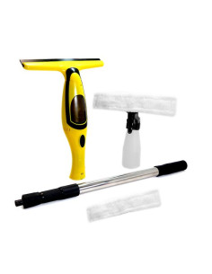 Aspirator de geamuri si oglinzi, electric, maner telescopic 120 cm, stergator/curatator fara fir cu acumulator 200 mAh, 280 ml, 