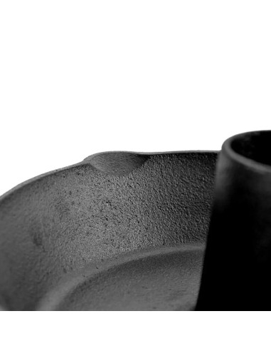 Tigaie fonta cu suport pentru pui la cuptor/gratar, 28x9 cm, Perfect Home
