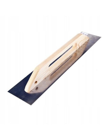 Gletiera inox, maner din lemn lung, 13x58 cm