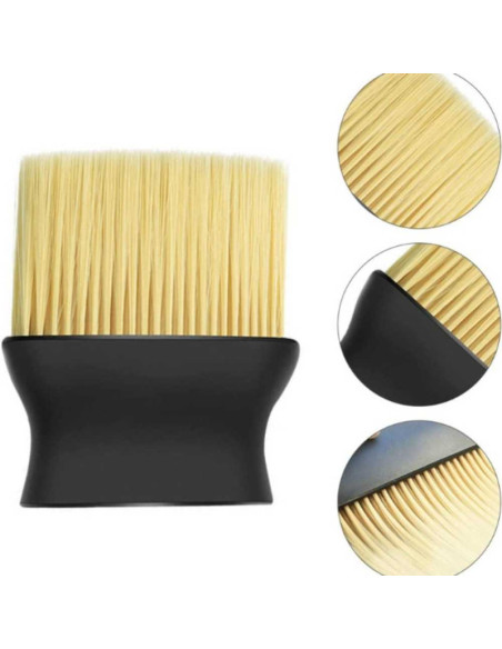 Set 4 Capace Hexagonale pentru Valve Auto, din Aluminiu, 1.8 cm, Rosu si Perie SoftTouch cu Fire din Nylon si Manger Ergonomic